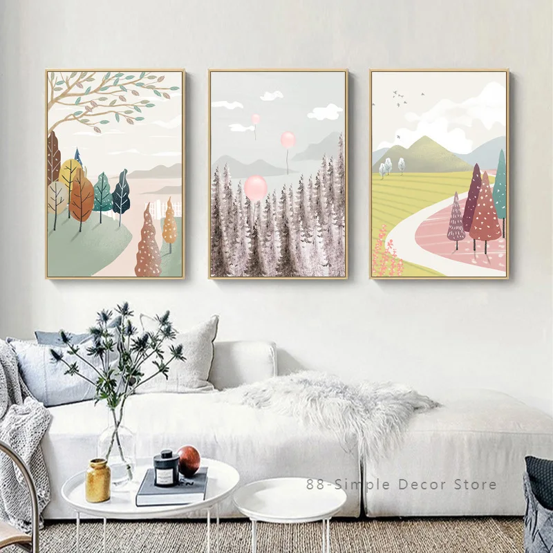 Countryside Road Living Room Decoration Landscape Illustration Spray Canvas Painting Hotel Modern Simple Nordic Hanging Pictures
Countryside Road Living Room Decoration Landscape Illustration Spray Canvas Painting Hotel Modern Simple Nordic Hanging Pictures