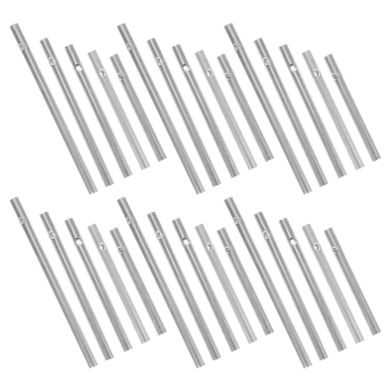 30pcs Wind Chime Tubes Set Aluminum Pre-Drilled for DIY Craft Home Outdoor Decorations Windchimes Replacement Material Spinner
30pcs Wind Chime Tubes Set Aluminum Pre-Drilled for DIY Craft Home Outdoor Decorations Windchimes Replacement Material Spinner