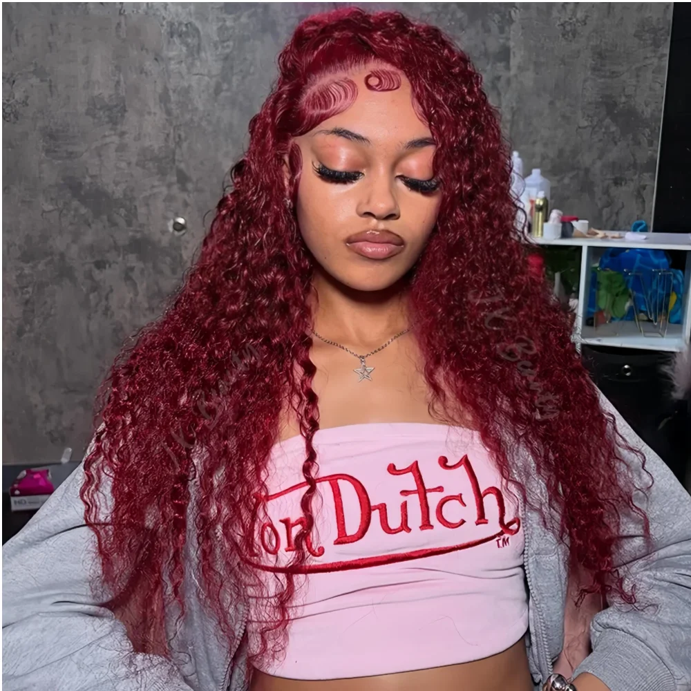 30-38-дюймовые парики из натуральных волос 99J Burgundy Curly Deep Wave, 200% плотность, красные, с глубокой волной, 13x4, 13x6, HD кружевные фронтальные парики
30-38-дюймовые парики из натуральных волос 99J Burgundy Curly Deep Wave, 200% плотность, красные, с глубокой волной, 13x4, 13x6, HD кружевные фронтальные парики