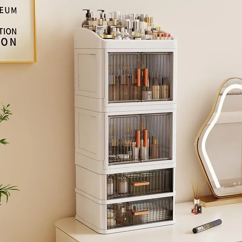Multi-Functional Desktop Cosmetic Storage Box Plastic Drawer Type Makeup Cabinet Jewelry Organizer Simple Style Home Storage
Multi-Functional Desktop Cosmetic Storage Box Plastic Drawer Type Makeup Cabinet Jewelry Organizer Simple Style Home Storage
