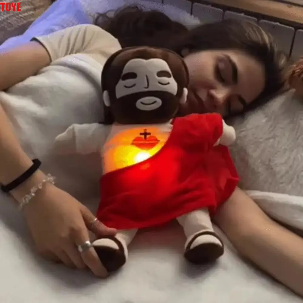 Soft Heart Jesus Breathing Toy Simulation Rhythmic Baby Breath Toy Stuffed Funny Sound Sleeping Doll Children Gift
Soft Heart Jesus Breathing Toy Simulation Rhythmic Baby Breath Toy Stuffed Funny Sound Sleeping Doll Children Gift