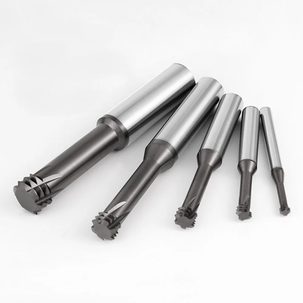 Three Tooth Thread Milling M1 M2 M3 M4 M5 M6-M30 CNC Metric Micro Diameter Thread Milling Cutter High Hardness Tool For Steel
Three Tooth Thread Milling M1 M2 M3 M4 M5 M6-M30 CNC Metric Micro Diameter Thread Milling Cutter High Hardness Tool For Steel