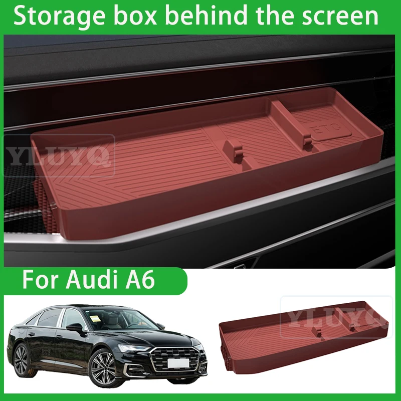 For Audi 2019-2025 A6/A7 Rear Screen Storage Box Instrument Panel Silicone ETC Storage Box Car Interior Accessories
For Audi 2019-2025 A6/A7 Rear Screen Storage Box Instrument Panel Silicone ETC Storage Box Car Interior Accessories