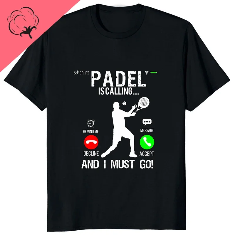 Padel Is Calling and I Must Go Забавная хлопковая футболка с принтом Теннис Повседневная модная мужская футболка для упражнений Комфортные мужские футболки с дышащим принтом
Padel Is Calling and I Must Go Забавная хлопковая футболка с принтом Теннис Повседневная модная мужская футболка для упражнений Комфортные мужские футболки с дышащим принтом