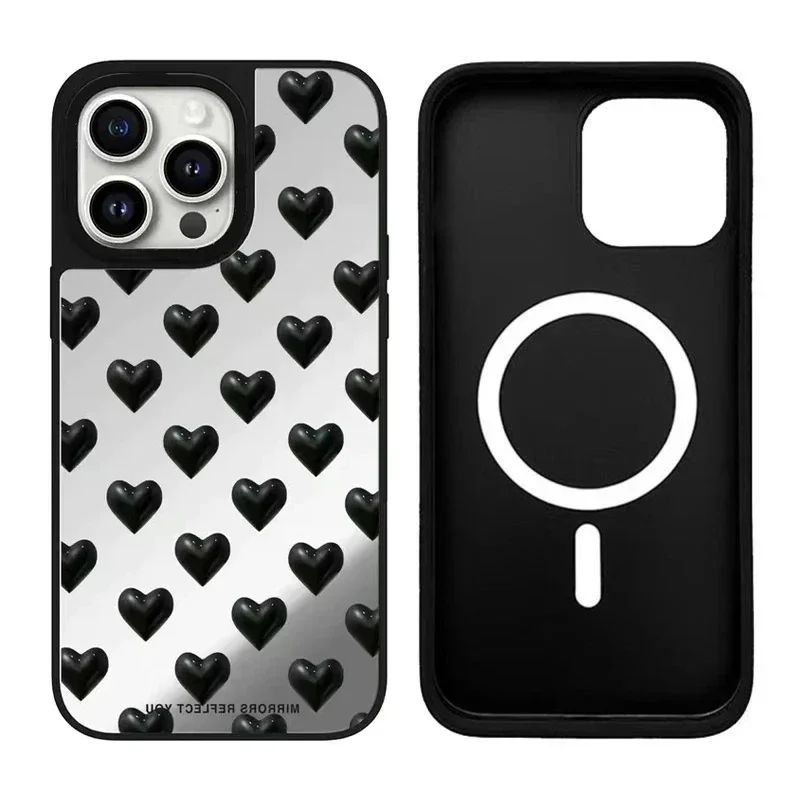 Colorful Heart iPhone 11 12 13 14 15 16 Pro Max Mirror Surface MagSafe Case Cover Shell
Colorful Heart iPhone 11 12 13 14 15 16 Pro Max Mirror Surface MagSafe Case Cover Shell