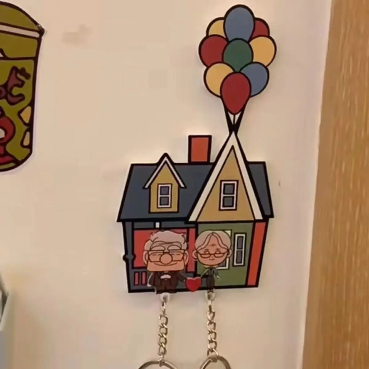 Cartoon Couple Key Holder House Wall Shared Keychain Hanger Door Prevent Loss Key Pendant Lover Key Ring Hook Home Decor Gift
Cartoon Couple Key Holder House Wall Shared Keychain Hanger Door Prevent Loss Key Pendant Lover Key Ring Hook Home Decor Gift