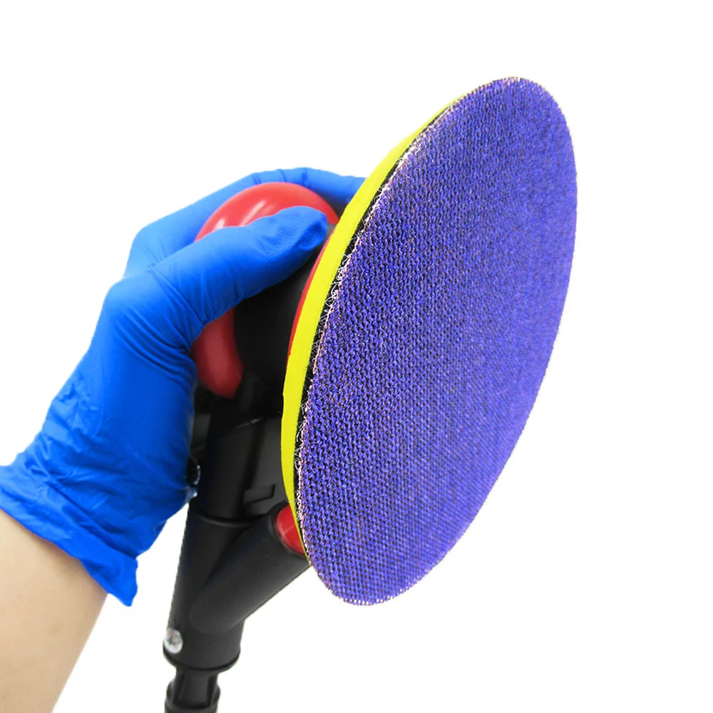 50PCS 5 Inch/125mm Purple Ceramic Mesh Sandpaper, Dustless Hook & Loop Backing Sandpaper for 5" DA & Random Orbital Sanders
50PCS 5 Inch/125mm Purple Ceramic Mesh Sandpaper, Dustless Hook & Loop Backing Sandpaper for 5" DA & Random Orbital Sanders