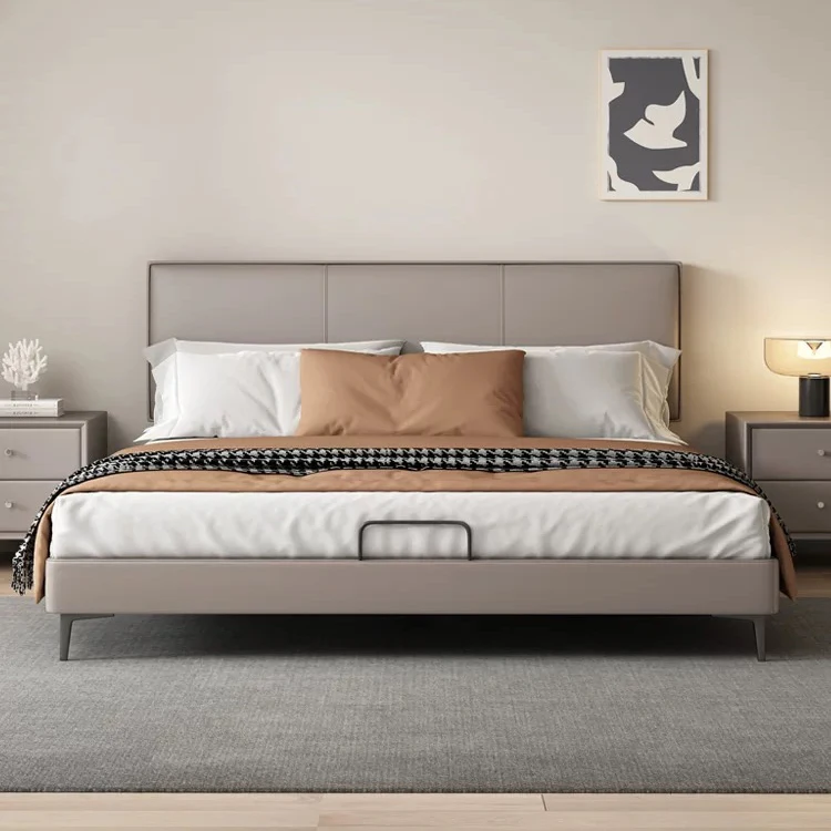 Modern Luxury Minimalist Wood Bedroom Furniture Soft Up-holstered Beds king Size Padded Double Bed Frame for Adults Set Designer
Modern Luxury Minimalist Wood Bedroom Furniture Soft Up-holstered Beds king Size Padded Double Bed Frame for Adults Set Designer