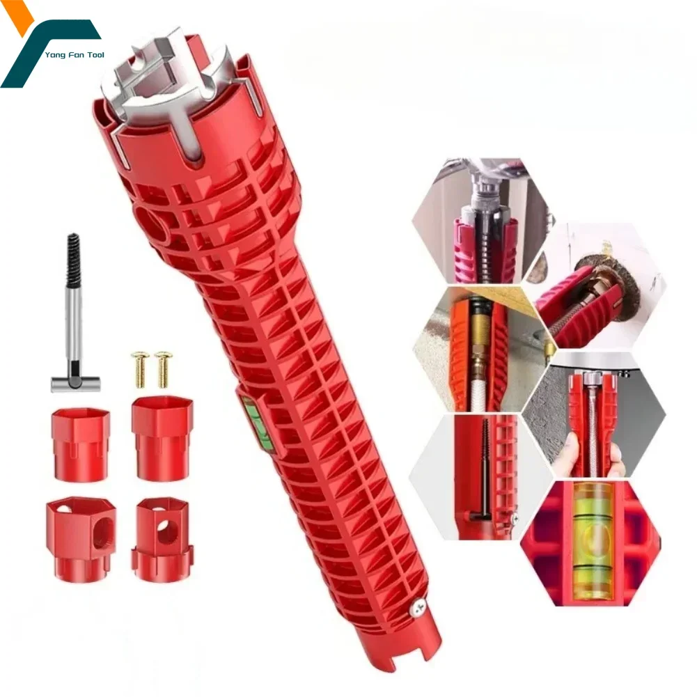 14 в 1 гаечный ключ с двойной головкой, смеситель для раковины, сантехника, противоскользящая ручка, ремонтная розетка, проводная втулка для тазового дна, нагреватель, разборка 
14 в 1 гаечный ключ с двойной головкой, смеситель для раковины, сантехника, противоскользящая ручка, ремонтная розетка, проводная втулка для тазового дна, нагреватель, разборка