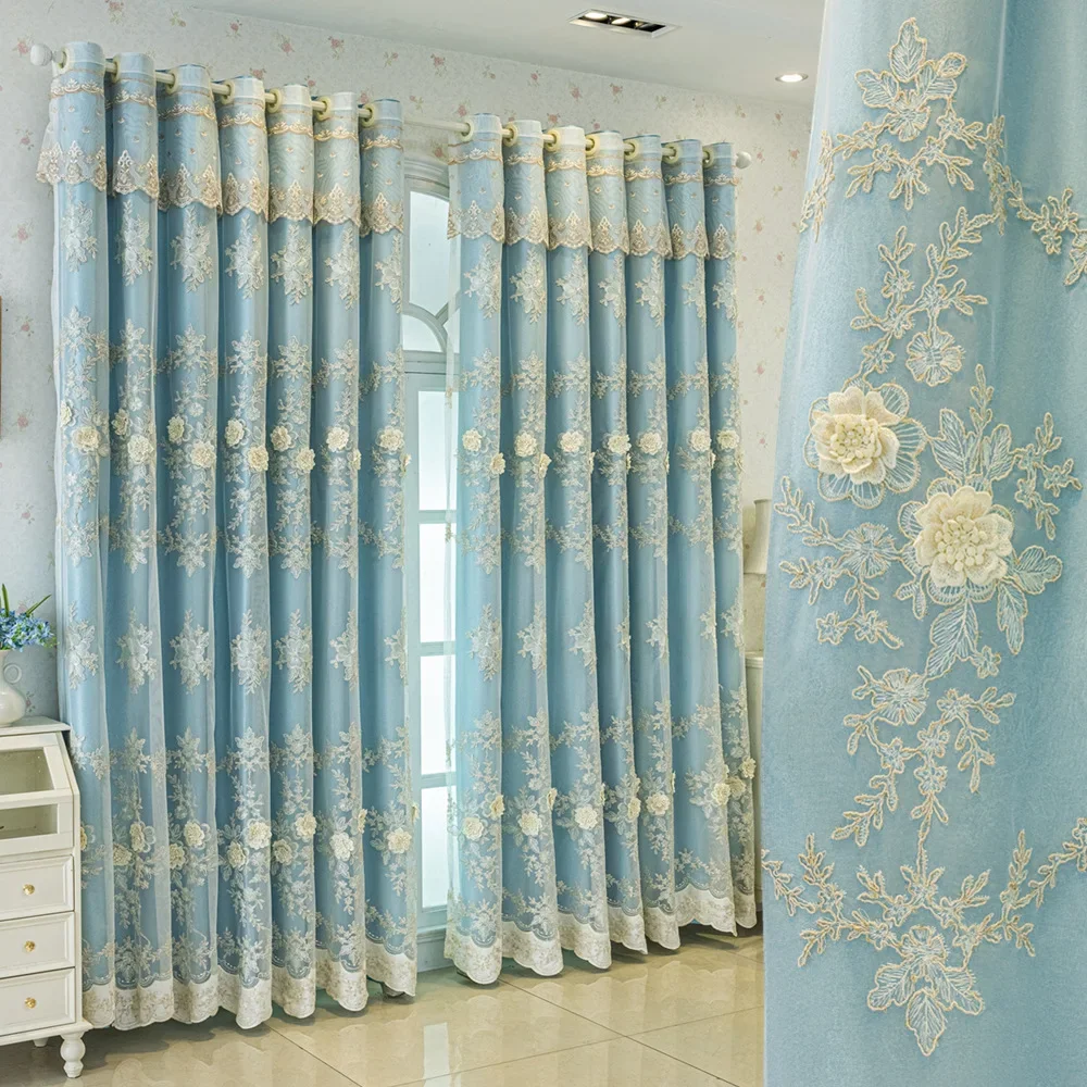 Simple European High-end Elegant Luxury Relief Embroidered Gauze One-piece Double-layer Curtain Blackout New Living Room Bedroom
Simple European High-end Elegant Luxury Relief Embroidered Gauze One-piece Double-layer Curtain Blackout New Living Room Bedroom