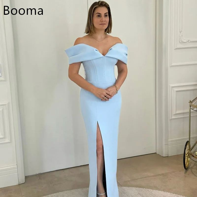 Booma Elegant Evening Dresses Side Split Formal Party Gowns for Women Off The Shoulder Long Prom Gown Customize
Booma Elegant Evening Dresses Side Split Formal Party Gowns for Women Off The Shoulder Long Prom Gown Customize