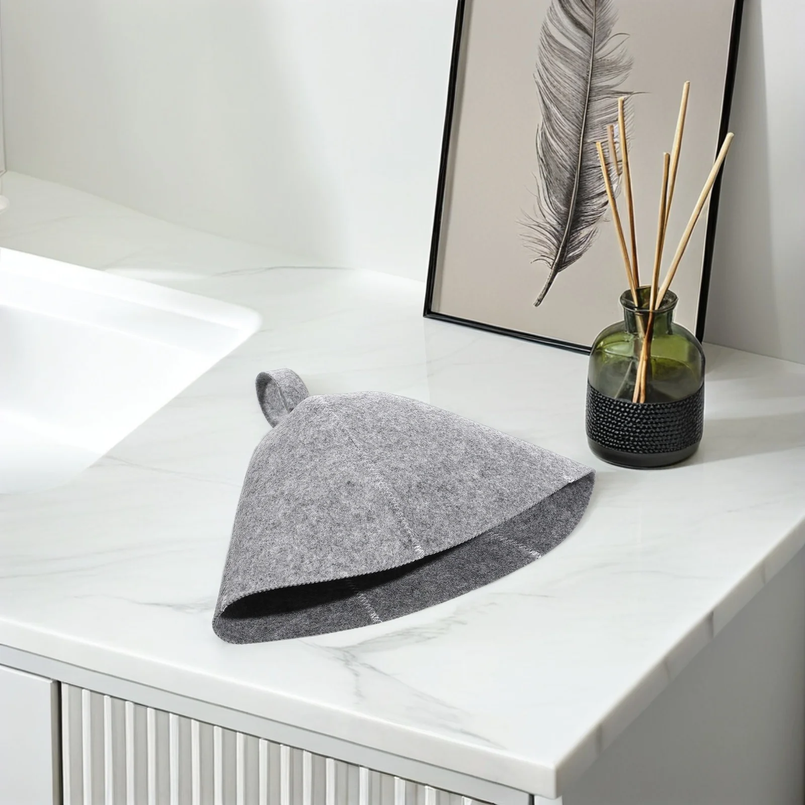 2 Pcs Thickened Sauna Hat Bath for Felt Gift Steam Engine Finnish House Lightweight Large
2 Pcs Thickened Sauna Hat Bath for Felt Gift Steam Engine Finnish House Lightweight Large