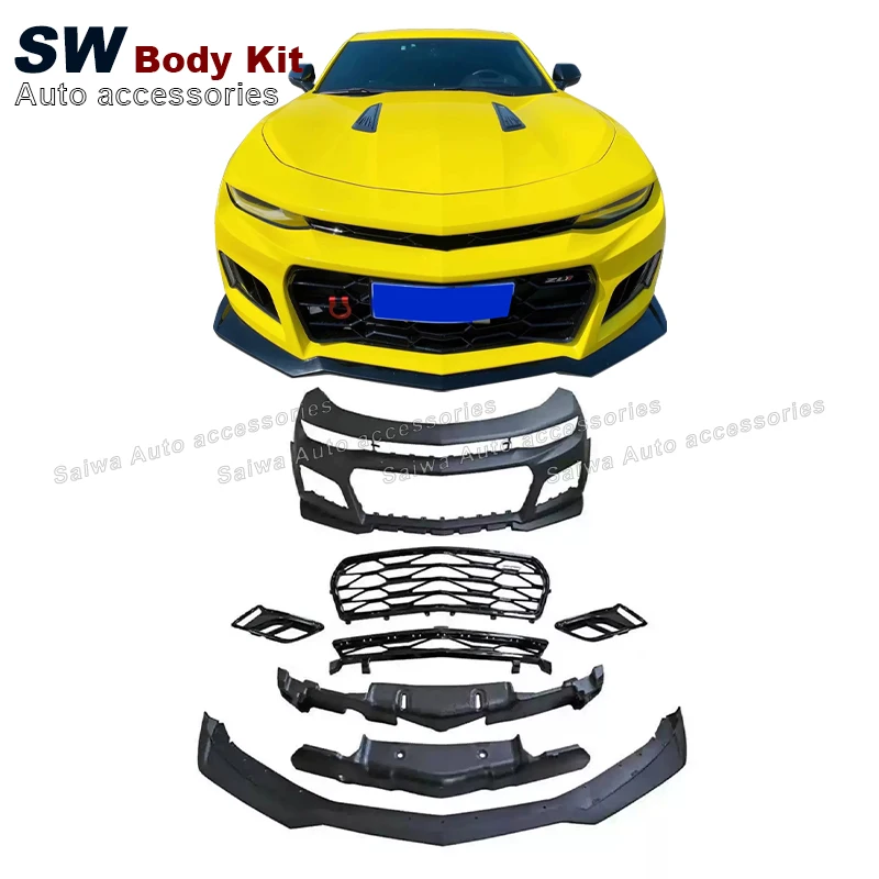 Camaro High Quality ZL1 Style Body Kit For chevlet Camaro Upgrade Performance Kit Front Bumper Auto Parts 
Camaro High Quality ZL1 Style Body Kit For chevlet Camaro Upgrade Performance Kit Front Bumper Auto Parts