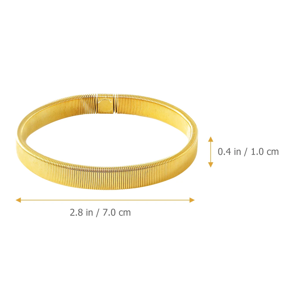 4 Pcs Metal Spring Bracelet Vintage Cuff Ring Sleeve Garters for Men Durable Fashion Jewelry Cool Personalized Gift 
4 Pcs Metal Spring Bracelet Vintage Cuff Ring Sleeve Garters for Men Durable Fashion Jewelry Cool Personalized Gift