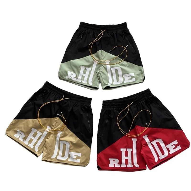 2026 Streetwear Men's Rhude Sports Shorts High Quality Multi-color Patchwork Loose Breathable Casual Shorts
2026 Streetwear Men's Rhude Sports Shorts High Quality Multi-color Patchwork Loose Breathable Casual Shorts