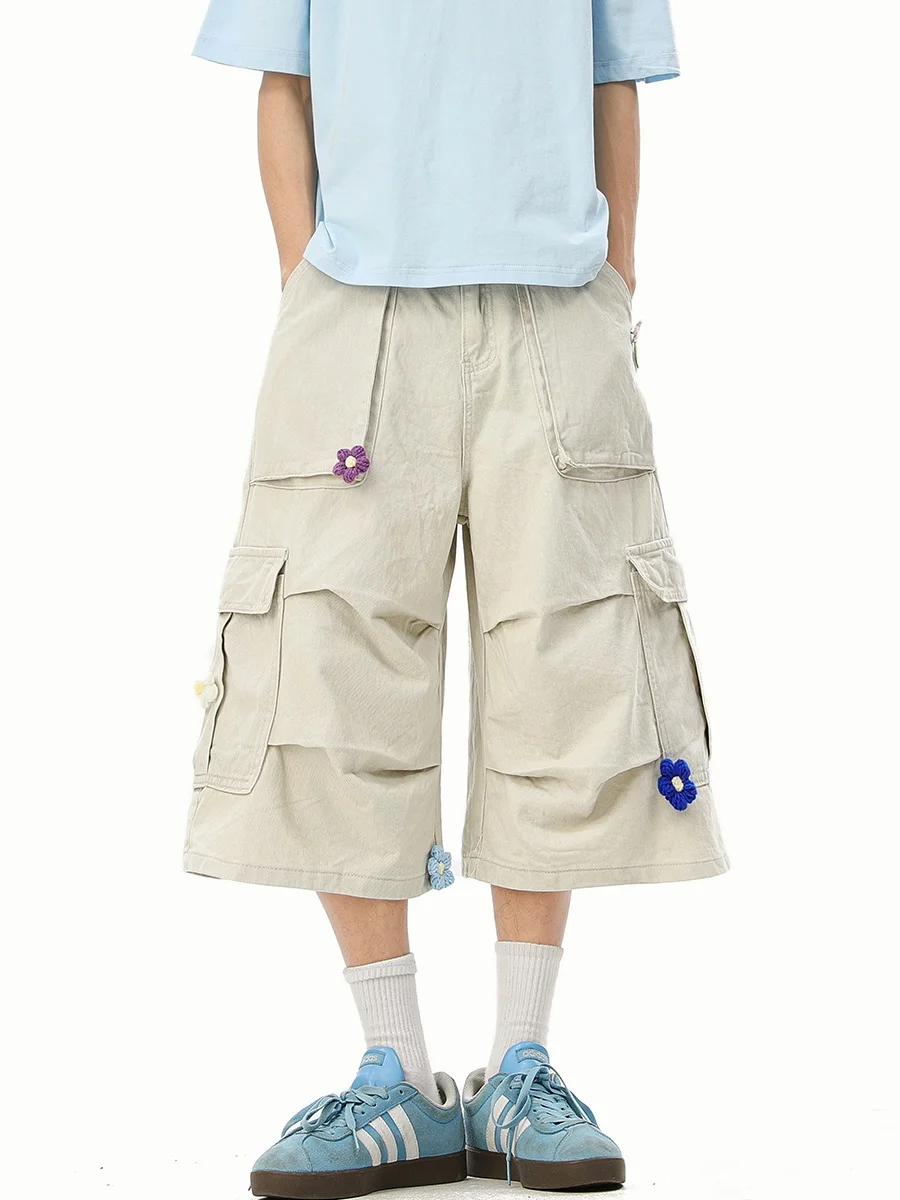 Мужские повседневные хлопковые шорты-карго для лета, для активного отдыха, с вышивкой, удлиненные (7/8), свободного кроя, удобные, со средней посадкой на талии
Мужские повседневные хлопковые шорты-карго для лета, для активного отдыха, с вышивкой, удлиненные (7/8), свободного кроя, удобные, со средней посадкой на талии