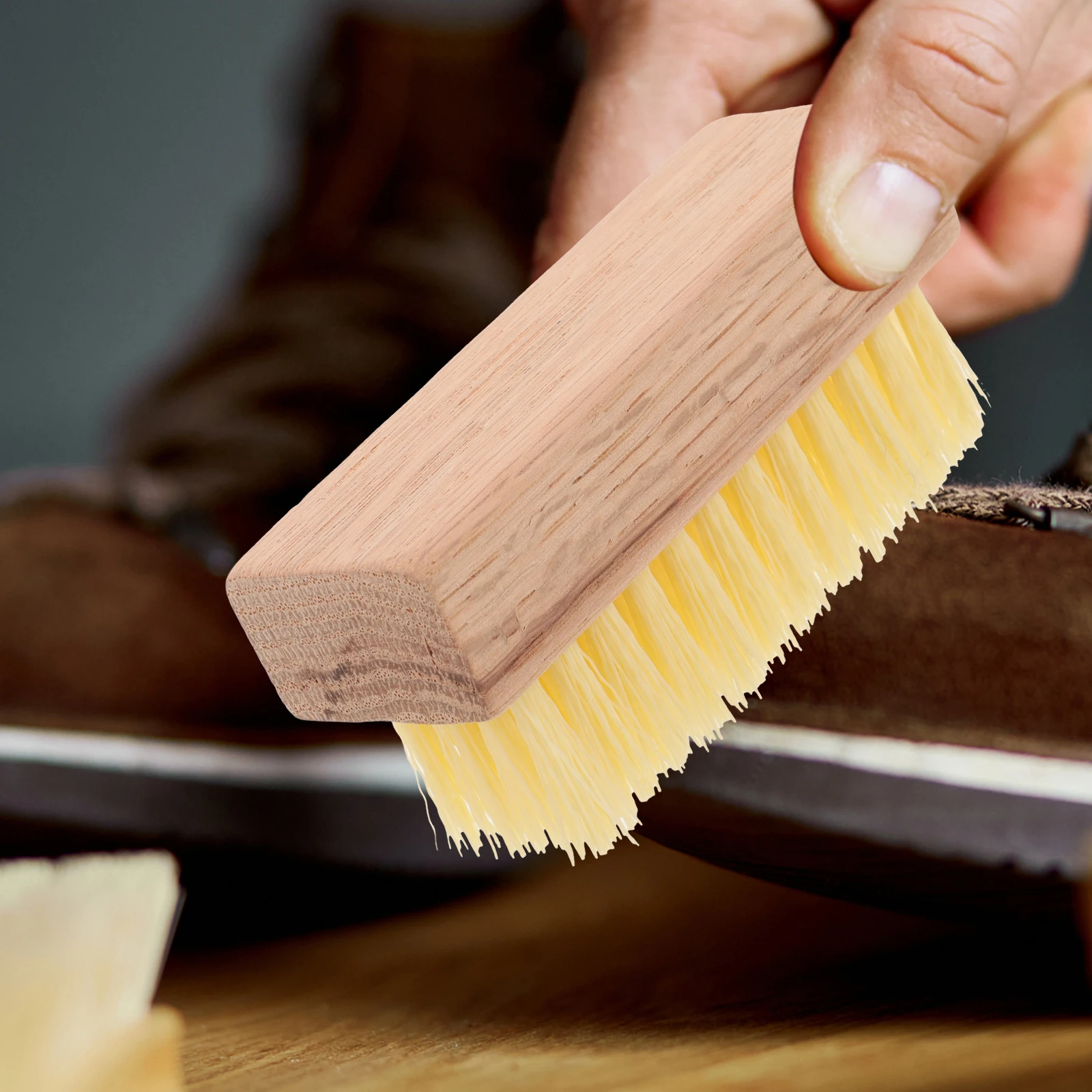 3 pcs Wooden Shoe Brush Soft Bristles Cleaning Tools Small Scrub Ergonomic Handle Oak Black PP Silk Yellow Curve Silk Walnut
3 pcs Wooden Shoe Brush Soft Bristles Cleaning Tools Small Scrub Ergonomic Handle Oak Black PP Silk Yellow Curve Silk Walnut