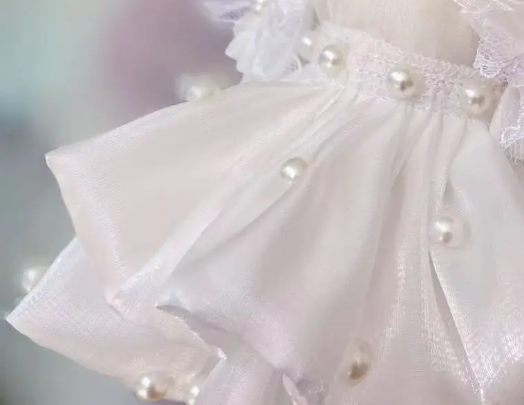 Clothes For Doll BJD clothes 1/6 glazed pearl doll dress headband free shipping
Clothes For Doll BJD clothes 1/6 glazed pearl doll dress headband free shipping