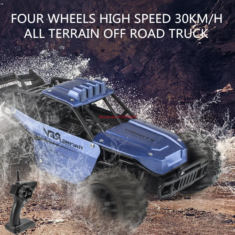 All Terrain 1/16 30KM/H High Speed Racing RC Car Toys 2.4G 4WD Rock Crawler Remote Control Monster Wireless Control RC Truck Toy
All Terrain 1/16 30KM/H High Speed Racing RC Car Toys 2.4G 4WD Rock Crawler Remote Control Monster Wireless Control RC Truck Toy