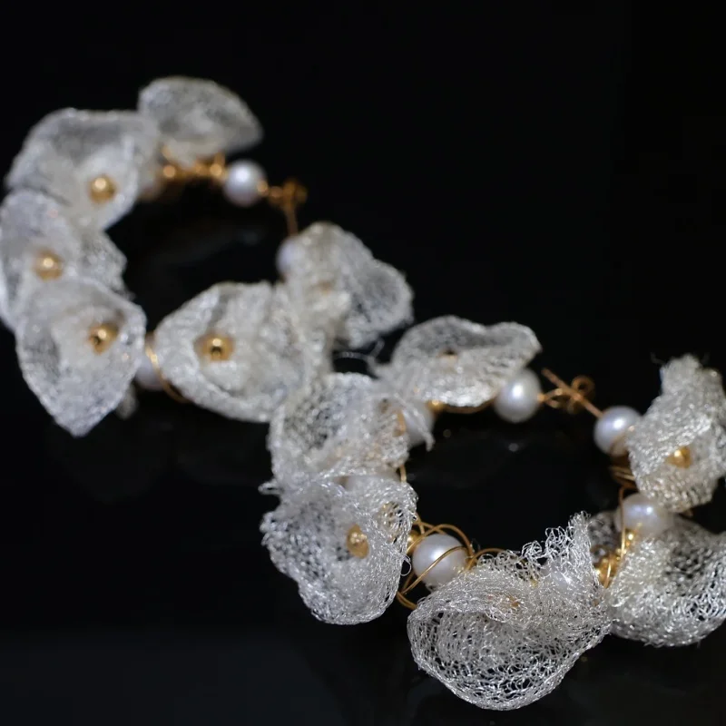 SGARIT New Arrival Pearl Jewelry DIY Italian Craftwork Lace 14k Filled Gold Natural Freshwater Pearl Hoop Earrings Jewellery 
SGARIT New Arrival Pearl Jewelry DIY Italian Craftwork Lace 14k Filled Gold Natural Freshwater Pearl Hoop Earrings Jewellery