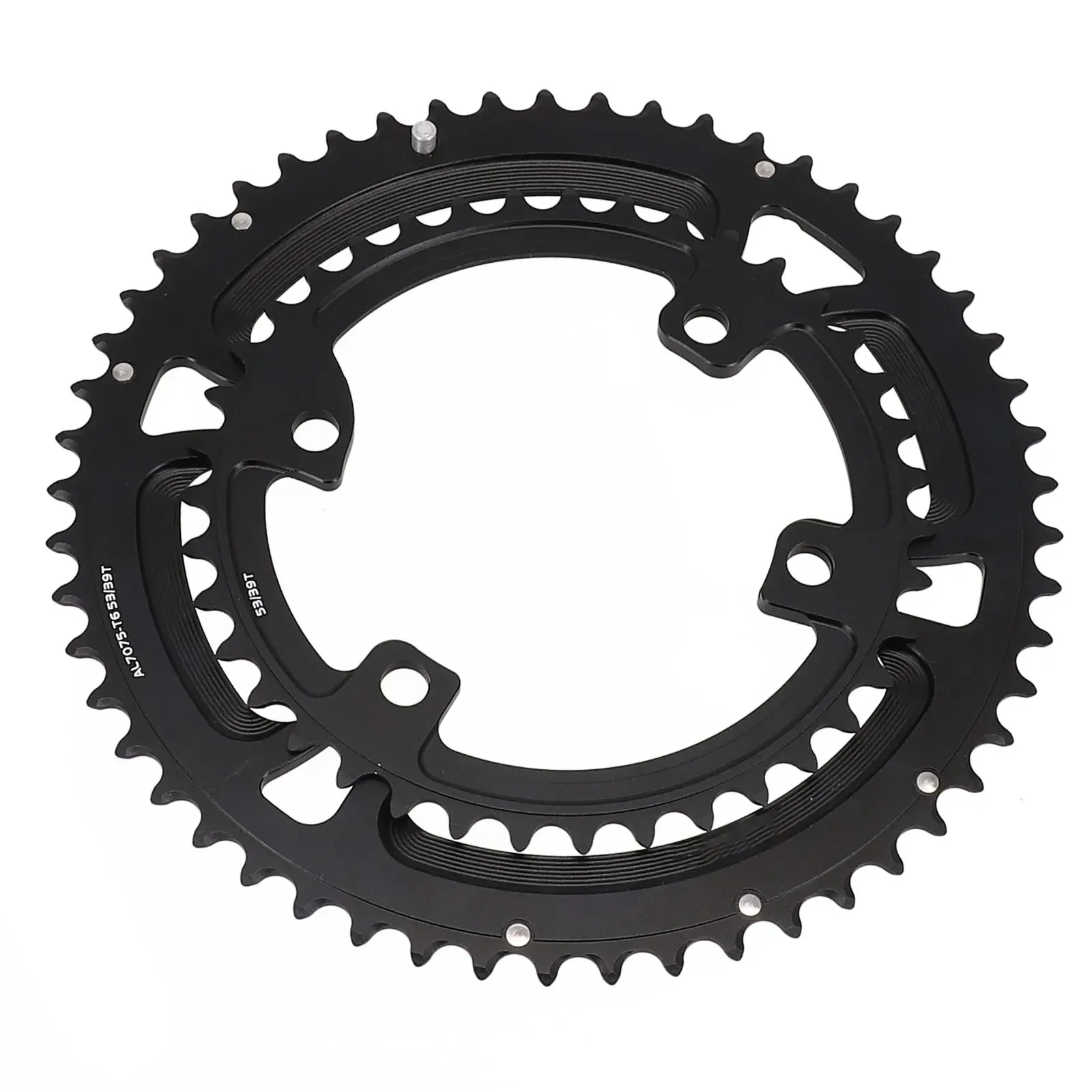 Double Chainring 53 39T for 105 R7000 R8000 R9100 Road Bike 110BCD Compatibility with FC R9100 FC R8000 FC R7000
Double Chainring 53 39T for 105 R7000 R8000 R9100 Road Bike 110BCD Compatibility with FC R9100 FC R8000 FC R7000