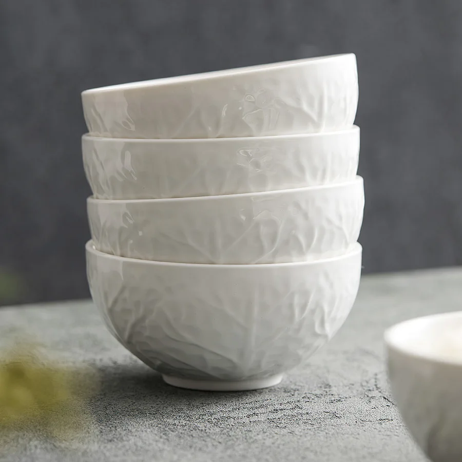 White porcelain rice Ceramic small bowl Single simple high-end salad bowl Household soup noodle bowl 2024 new tableware
White porcelain rice Ceramic small bowl Single simple high-end salad bowl Household soup noodle bowl 2024 new tableware