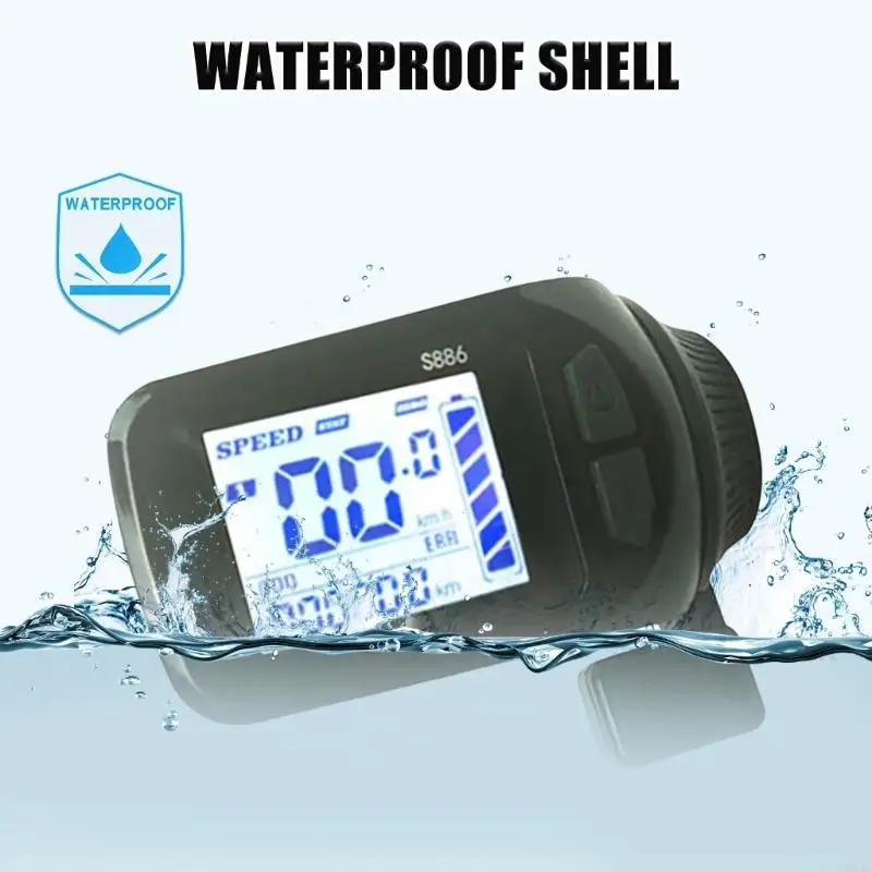 Q84C 24V 36V 48V Electric Scooter LCD Display, Electric Scooter 5 Pin Display Meter Control Panel Watertight Panel Screen
Q84C 24V 36V 48V Electric Scooter LCD Display, Electric Scooter 5 Pin Display Meter Control Panel Watertight Panel Screen
