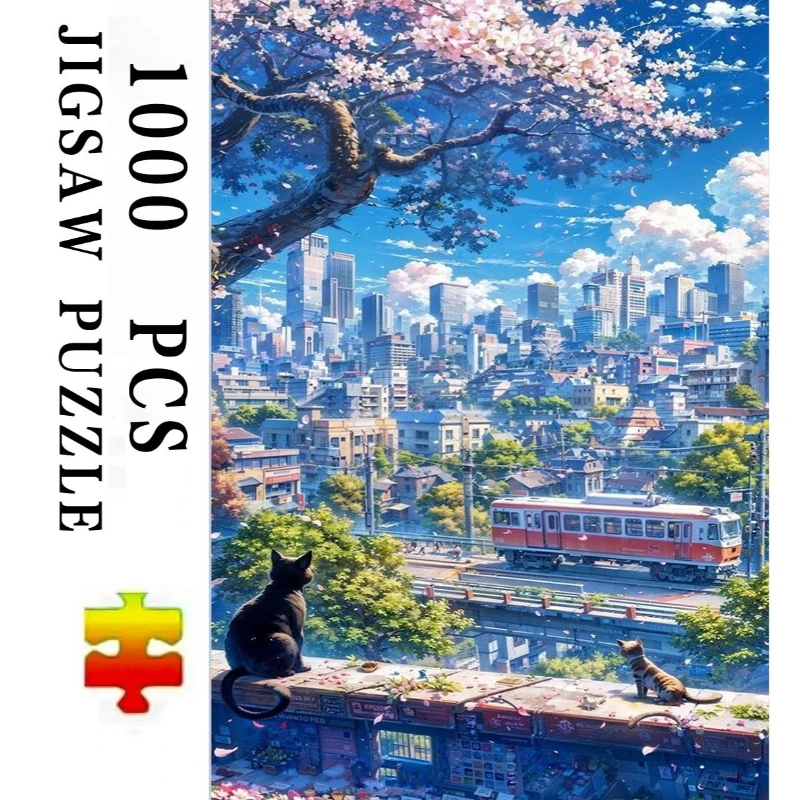 Japanese Train Cherry Blossoms Jigsaw Puzzle 500/1000/1200/2000PCS Serene Scene Focus Activity Leisure Time Gift
Japanese Train Cherry Blossoms Jigsaw Puzzle 500/1000/1200/2000PCS Serene Scene Focus Activity Leisure Time Gift