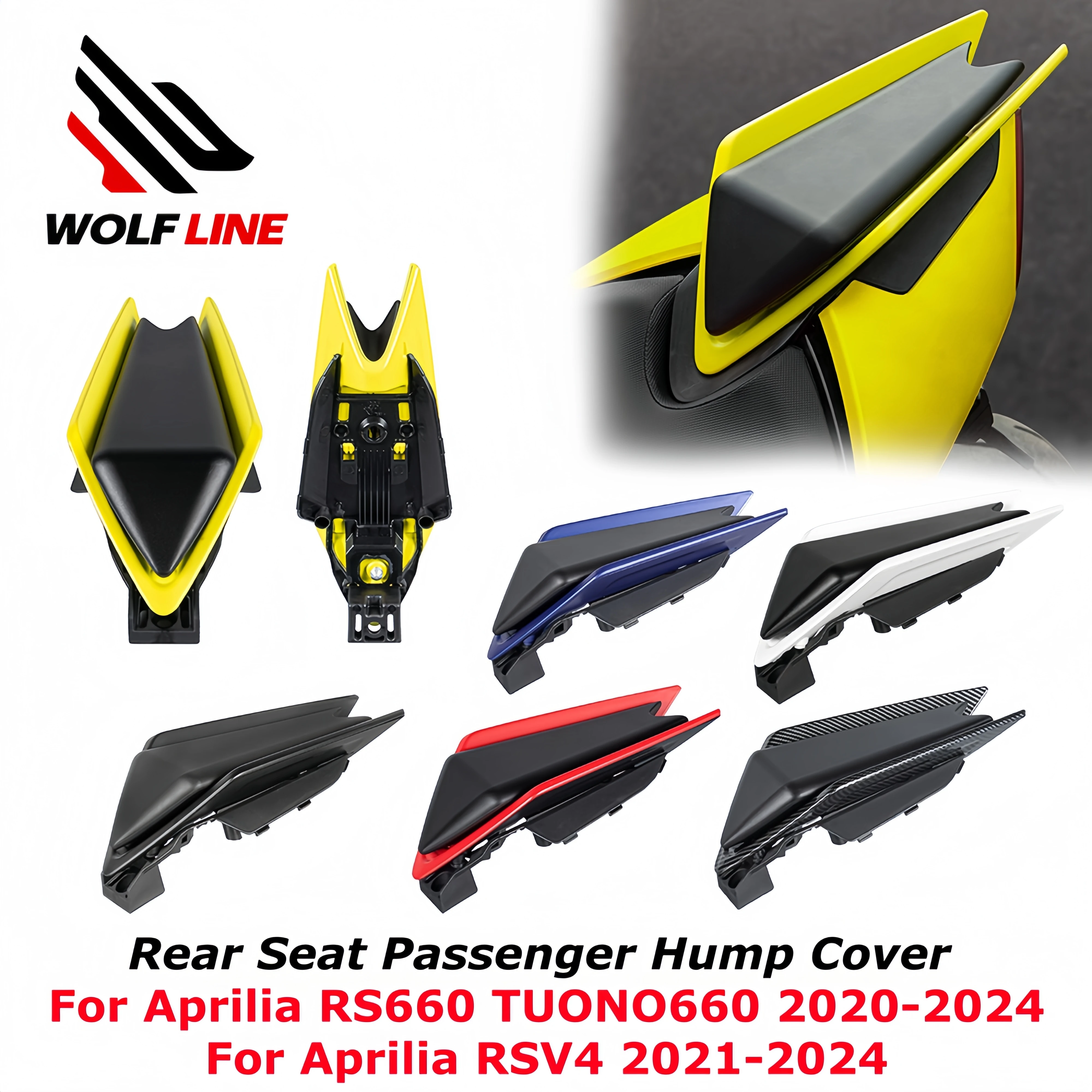 WOLFLINE for Aprilia RS660 TUONO660 2020-2024 Rear Seat Passenger Hump Cover Spoiler Fairing Cowl for Aprilia RSV4 2021-2024
WOLFLINE for Aprilia RS660 TUONO660 2020-2024 Rear Seat Passenger Hump Cover Spoiler Fairing Cowl for Aprilia RSV4 2021-2024