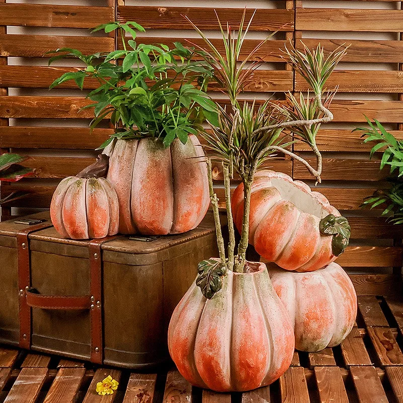Outdoor Yard Flower Pots Pumpkin Succulent Plant Pot Garden Cactus Decoration Planters Flowerpots Elegant Orchid Large Flowerpot
Outdoor Yard Flower Pots Pumpkin Succulent Plant Pot Garden Cactus Decoration Planters Flowerpots Elegant Orchid Large Flowerpot
