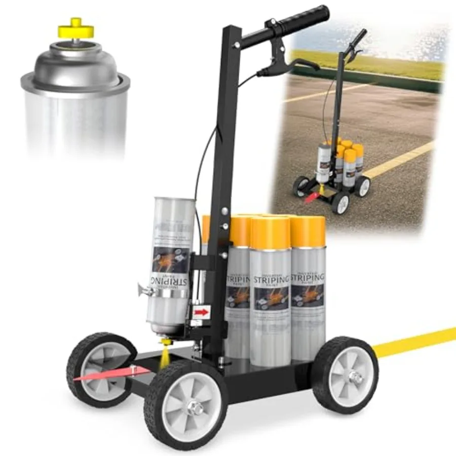 Striping Line Marking Machine Parking Lot Striping Machine Compatible with Professional Inverted Striping Spray Paint Line Stri
Striping Line Marking Machine Parking Lot Striping Machine Compatible with Professional Inverted Striping Spray Paint Line Stri