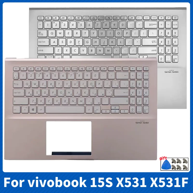 Для ноутбука ASUS vivobook 15s X X531 X531F S5500 S5500F с клавиатурой США, упором для рук, верхняя верхняя крышка, сменный чехол для компьютера
Для ноутбука ASUS vivobook 15s X X531 X531F S5500 S5500F с клавиатурой США, упором для рук, верхняя верхняя крышка, сменный чехол для компьютера