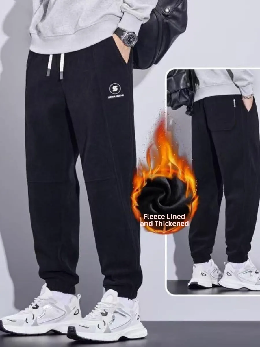 Мужские зимние утепленные вельветовые спортивные брюки свободного кроя, повседневные теплые брюки, модные брендовые спортивные штаны с эластичной резинкой на талии
Мужские зимние утепленные вельветовые спортивные брюки свободного кроя, повседневные теплые брюки, модные брендовые спортивные штаны с эластичной резинкой на талии