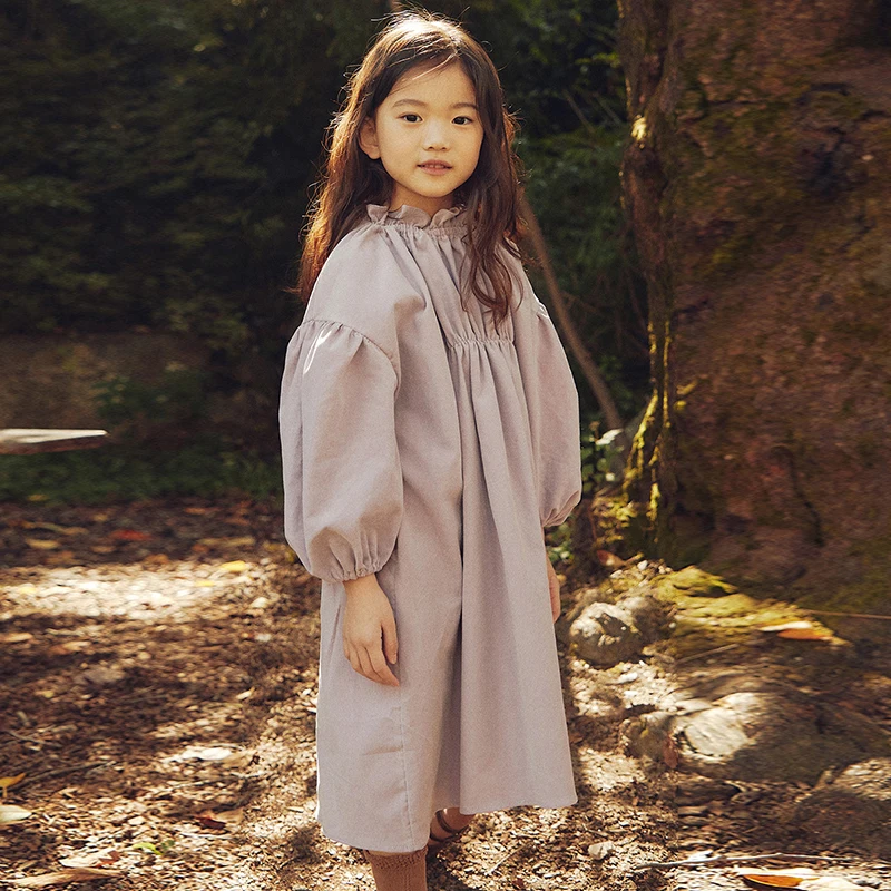 Girls Retro Long-Sleeve Cotton And Linen Dress Spring Autumn New Children's Lantern Sleeve Casual Loose Princess Dresses
Girls Retro Long-Sleeve Cotton And Linen Dress Spring Autumn New Children's Lantern Sleeve Casual Loose Princess Dresses