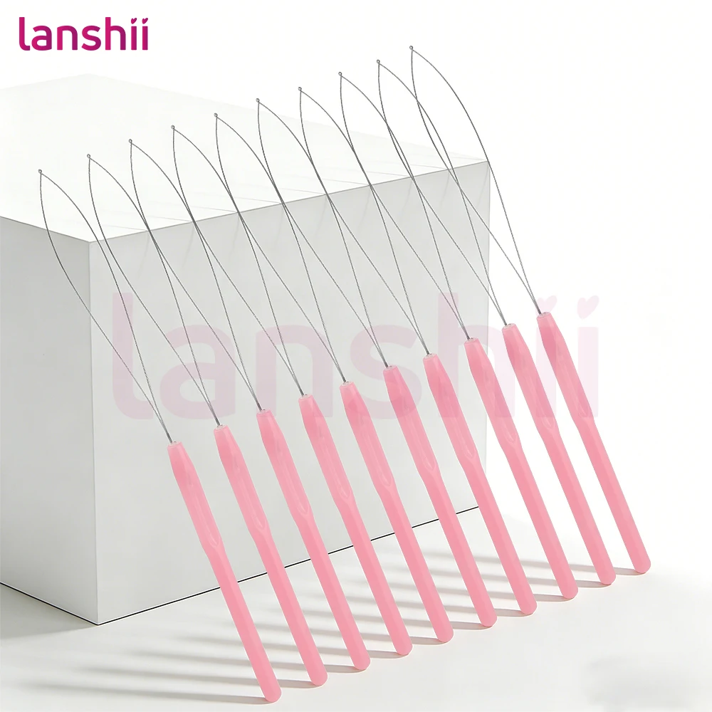Набор пластиковых инструментов Lanshii (10 шт.) для наращивания волос – легкое введение нити для микрокольцев и нанокольцев, доступен в розовом и черном цветах
Набор пластиковых инструментов Lanshii (10 шт.) для наращивания волос – легкое введение нити для микрокольцев и нанокольцев, доступен в розовом и черном цветах