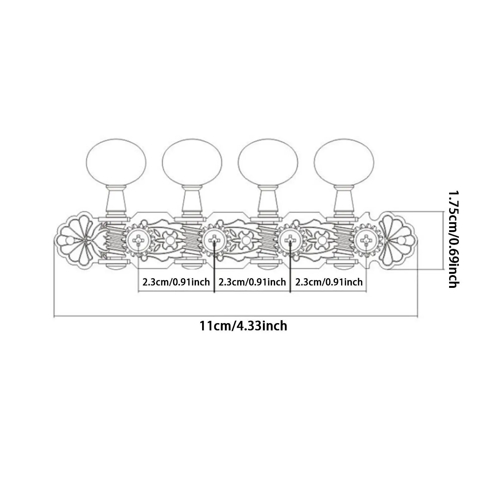 Mandolin Tuning Keys Precision Device Metal Instrument Parts for 8 String Mandolin Peg Replacement
Mandolin Tuning Keys Precision Device Metal Instrument Parts for 8 String Mandolin Peg Replacement