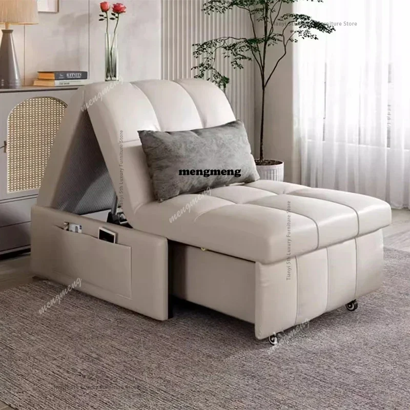 Intelligent remote control electric sofa bed dual-purpose small apartment study multi-functional foldable retractable bed
Intelligent remote control electric sofa bed dual-purpose small apartment study multi-functional foldable retractable bed