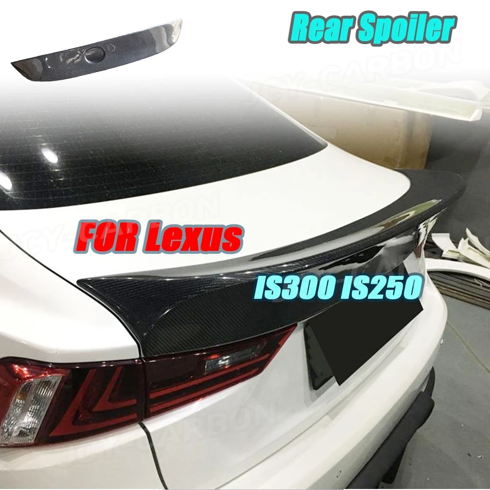 JCYECF Carbon Fiber Rear Spoiler Trunk Wings for Lexus IS300 IS250 2013-2015 Rear Roof Spoiler Lips Car Exterior Accessories
JCYECF Carbon Fiber Rear Spoiler Trunk Wings for Lexus IS300 IS250 2013-2015 Rear Roof Spoiler Lips Car Exterior Accessories