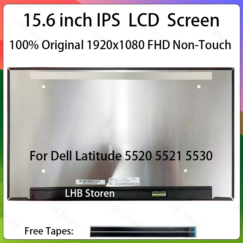 15.6 Inch Laptop LCD Display Screen For Dell Latitude 5520 5521 5530 NE156FHM-N4X 1920x1080 IPS 30Pin EDP
15.6 Inch Laptop LCD Display Screen For Dell Latitude 5520 5521 5530 NE156FHM-N4X 1920x1080 IPS 30Pin EDP