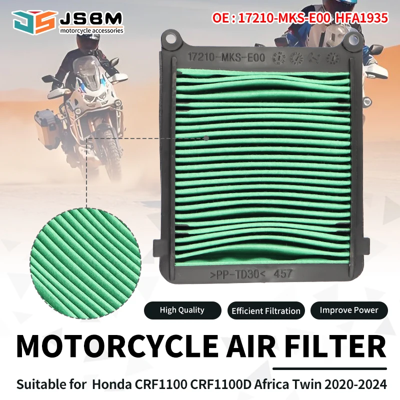 JSBM Motorcycle Accessories Air Filter For Honda CRF1100L Africa Twin Adventure 2020 2021 2022 2023 2024 2025 NT1100 HFA1935
JSBM Motorcycle Accessories Air Filter For Honda CRF1100L Africa Twin Adventure 2020 2021 2022 2023 2024 2025 NT1100 HFA1935