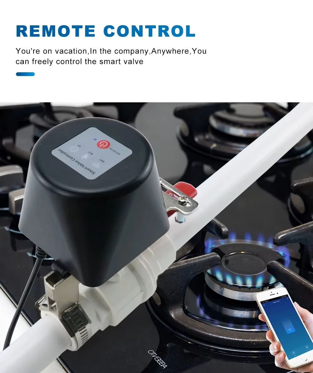 Водяной клапан Tuya Wi-Fi, контроллер отключения газа Zigbee, поддержка Alexa Google Assistant, умное беспроводное управление, приложение Smart Life 
Водяной клапан Tuya Wi-Fi, контроллер отключения газа Zigbee, поддержка Alexa Google Assistant, умное беспроводное управление, приложение Smart Life