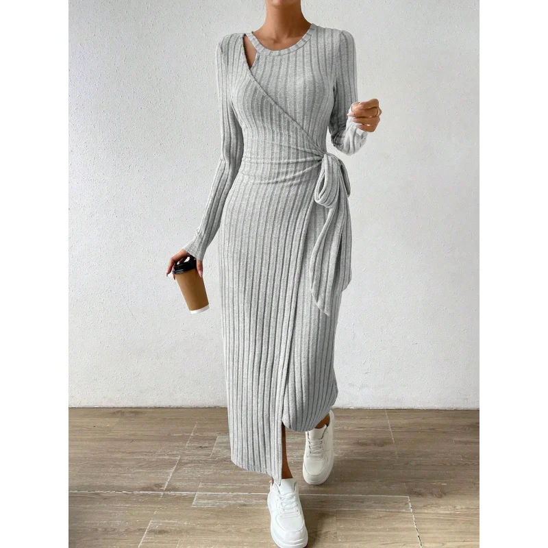 2025 Autumn Winter New Women's Fashion Hot Knitted Gray dress Irregular Long C001
2025 Autumn Winter New Women's Fashion Hot Knitted Gray dress Irregular Long C001