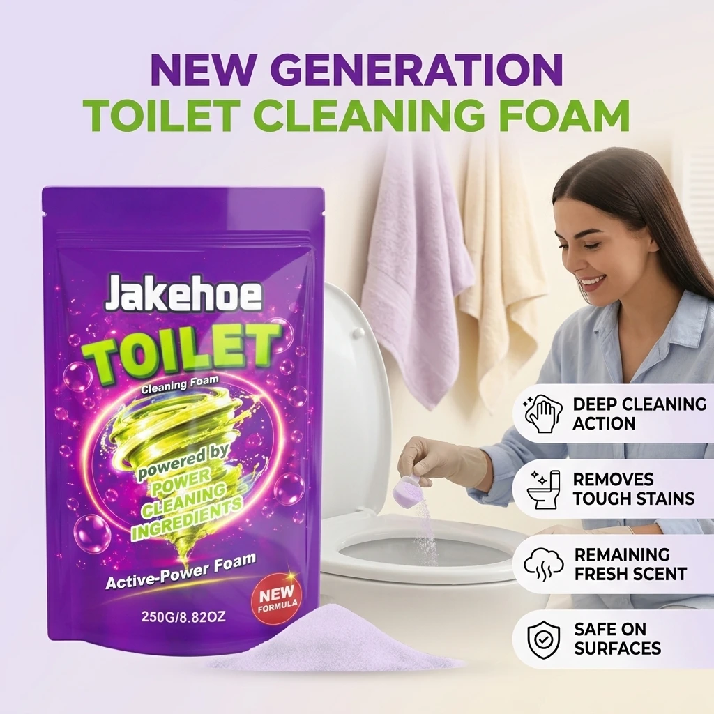 Toilet Foam Cleaning Powder Removing Limescale & Urine Stain Eliminating Odors Refreshing Active‑power Foam Toilet Bowl Cleaner
Toilet Foam Cleaning Powder Removing Limescale & Urine Stain Eliminating Odors Refreshing Active‑power Foam Toilet Bowl Cleaner