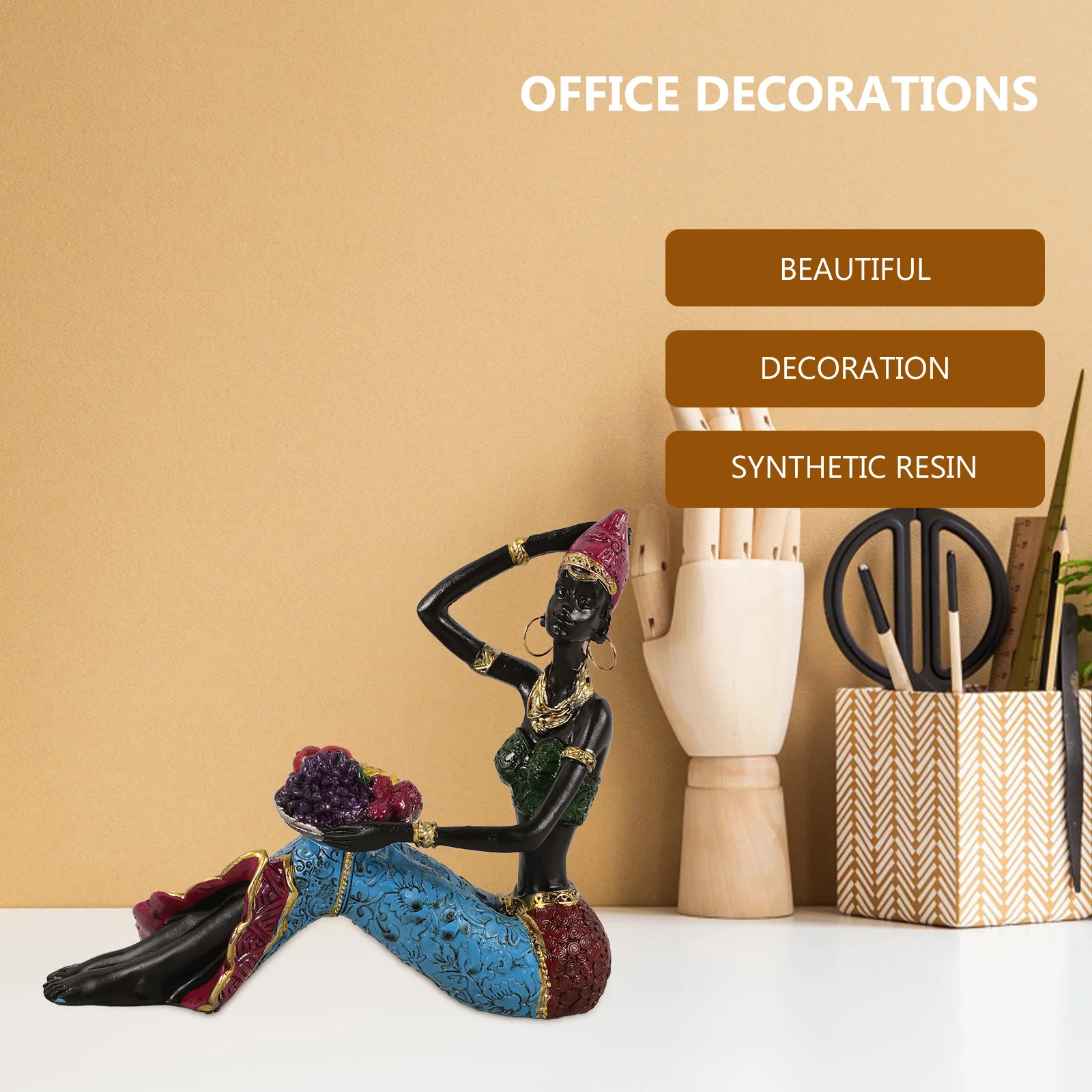 African Women Collection Crafts Resin Decoration Exotic Figurines Valentine's Day Gift Home Decor Simple Art Statue
African Women Collection Crafts Resin Decoration Exotic Figurines Valentine's Day Gift Home Decor Simple Art Statue