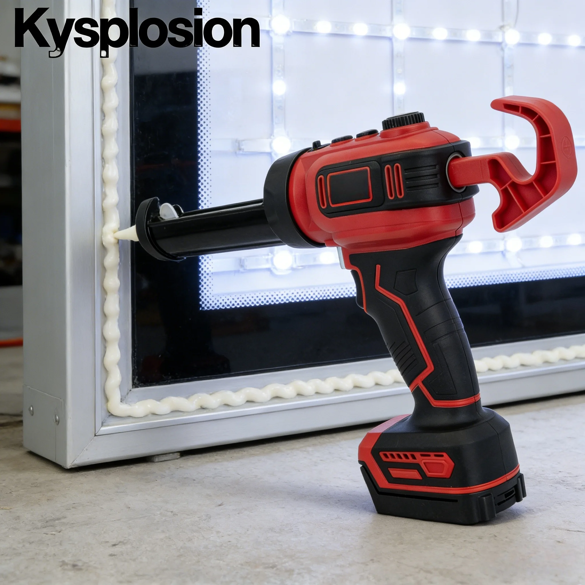 Electric Caulking Gun With LED Light for MILWAUKEE 18V Battery Cordless Silicone Gun Seal Sealant Tool for Filling Sealing
Electric Caulking Gun With LED Light for MILWAUKEE 18V Battery Cordless Silicone Gun Seal Sealant Tool for Filling Sealing