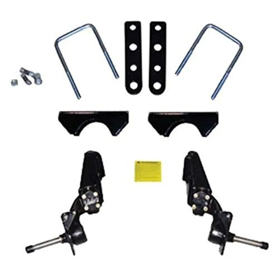 Golf cart lift kit for Jake's Club Car DS/Carryall: 3-inch spindle lift, steel construction, black finish, raises ride height f
Golf cart lift kit for Jake's Club Car DS/Carryall: 3-inch spindle lift, steel construction, black finish, raises ride height f