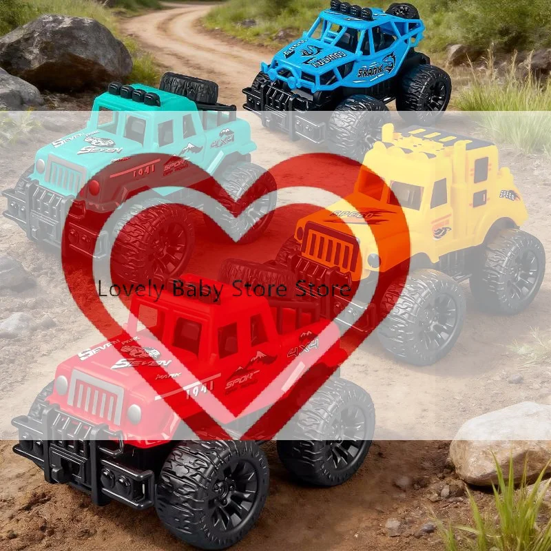 【BS】Kids Inertia Monster Truck Toy Friction Powered Off Road Vehicle Plastic Car For Boys Gift
【BS】Kids Inertia Monster Truck Toy Friction Powered Off Road Vehicle Plastic Car For Boys Gift