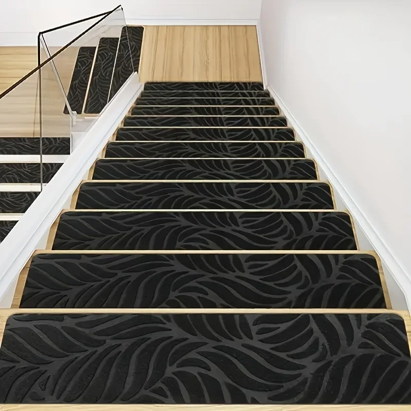 14 Pcs Polyester Self-Adhesive Stair Treads Set - Embossed Anti-Slip Mats Dirt-Resistant for Home Steps Easy to Install
14 Pcs Polyester Self-Adhesive Stair Treads Set - Embossed Anti-Slip Mats Dirt-Resistant for Home Steps Easy to Install