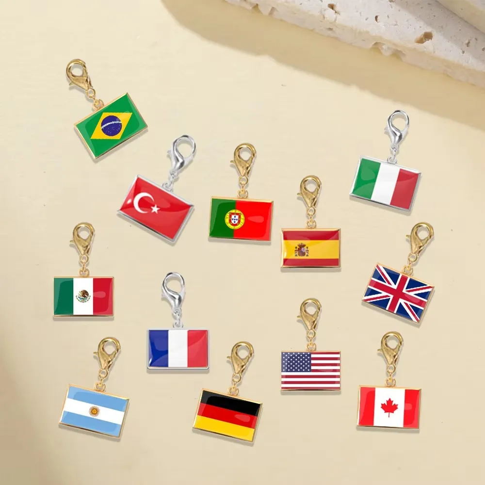 5pcs/pack Customized 10mm Width National Country Flags Charms Stainless Steel Charms for DIY Making Necklace Bagchain Keychain
5pcs/pack Customized 10mm Width National Country Flags Charms Stainless Steel Charms for DIY Making Necklace Bagchain Keychain