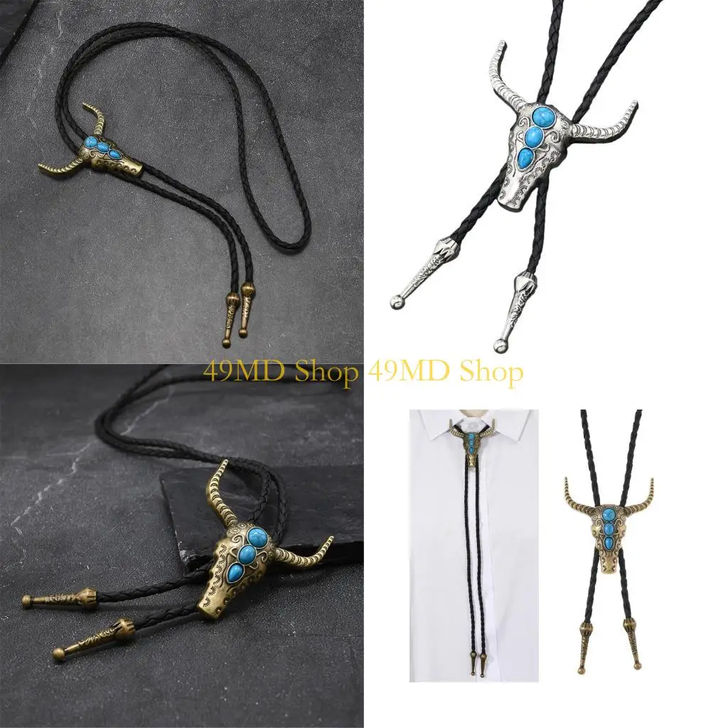 49MD Engraving Stone Bolo Tie Carved Necktie for Shirt Jeans Western Necklace Braided Shoestring Necktie Bolo Tie
49MD Engraving Stone Bolo Tie Carved Necktie for Shirt Jeans Western Necklace Braided Shoestring Necktie Bolo Tie